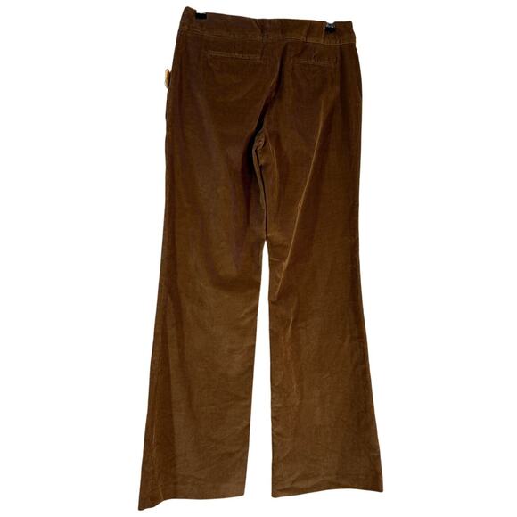 Talbots Bootcut Pants Women 4 Brown Corduroy Stretch Vintage VTG Flare Leg Retro - Picture 2 of 14